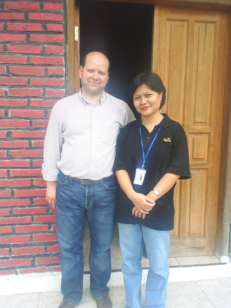 Mr. Joao Ventura buy furniture with abaca material. Leyton Abaca Dining Chair.